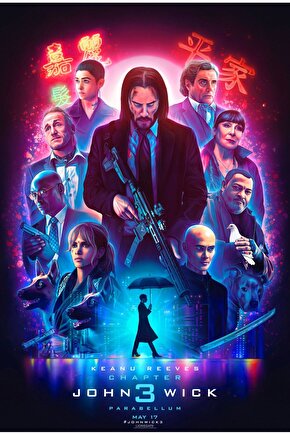 John Wick Chapter 3 - Parabellum (2019) 8 ( FOLYO ) - AFİŞ - POSTER-3962