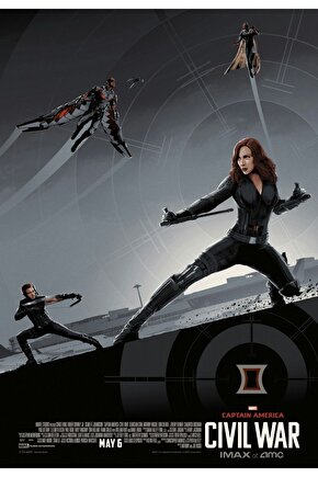 Captain America Civil War (2016) 19 ( FOLYO ) - AFİŞ - POSTER-1981