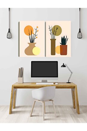 Matisse - Sanat - Soyut - Doğa - Ev - Yaşam ( 2 Li Çerçevesiz ) Poster - Afiş - Tablo NNHT175