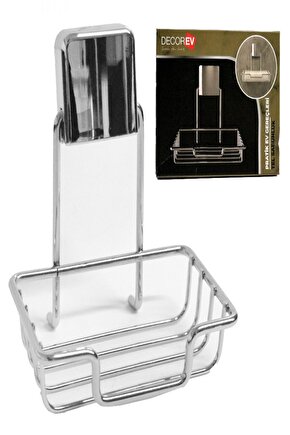DECOREV SABUNLUK KROM METAL HAZNE DC-4785