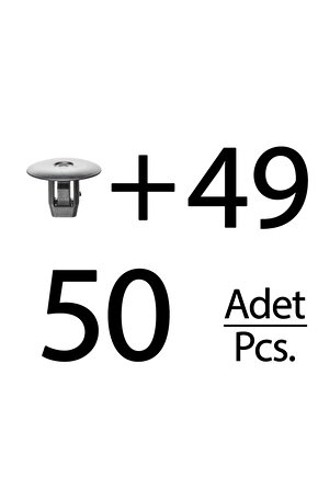 Honda Civis, Odyssey için Davlumbaz Klipsi- 50li