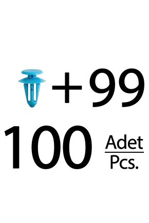 Fiat Fiorino için Marşpiyel Klipsi- 100lü