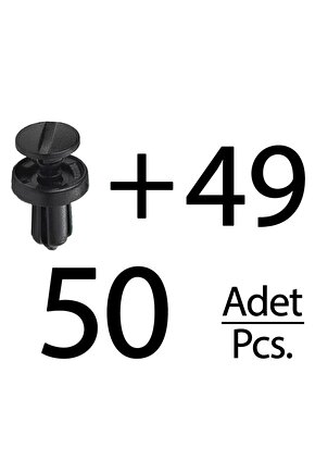 Fiat Panda, Punto, Clio 3 için Davlumbaz Klipsi- 50li