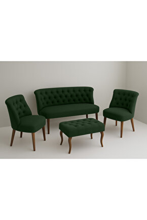 Kutay Çay Seti Koltuk Takımı - Yeşil