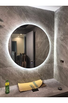 Kablosuz Yuvarlak Ledli Ayna Pilli