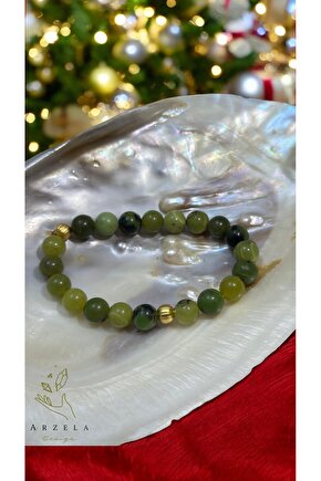 Doğal Taş YESIM  KRİSTALİ BİLEKLİK