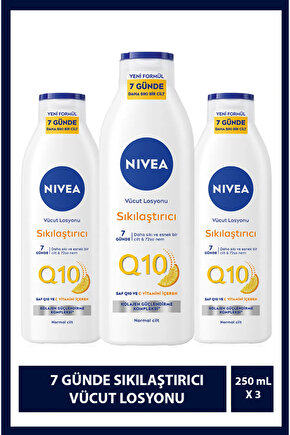 Q10 Vücut Sıkılaştırıcı Losyon 250 Ml X3