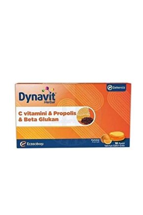 Herbal Vitamin C & Propolis & Betaglukan 16 Pastil 8699586114533