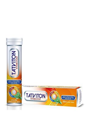 Vitaboost Efervesan 20 Tablet C, D, Çinko Ve Okaliptus