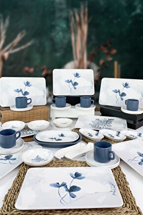 Blue Magic 31 Parça 6 Kişilik Siera Kahvaltı Takımı - 19863