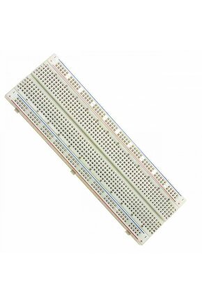 Tekli Büyük Boy Breadboard – 830 Pin (MB-102) - Prototip Devre Deney Kartı