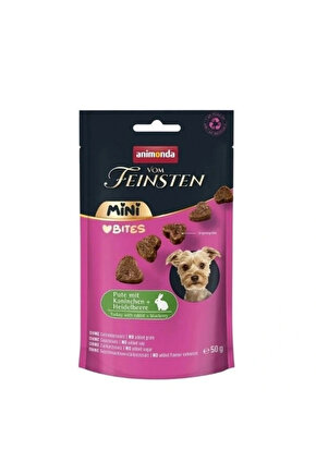 Vom Feinsten Hindi ve Tavşan Etli Mini Irk Yetişkin Köpek Ödül Maması 1 Adet 50 Gr