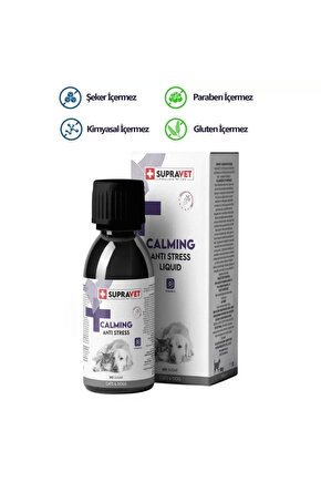 Calming Anti Stress Kedi ve Köpekler için Sıvı Sakinleştirici Damla 100 Ml
