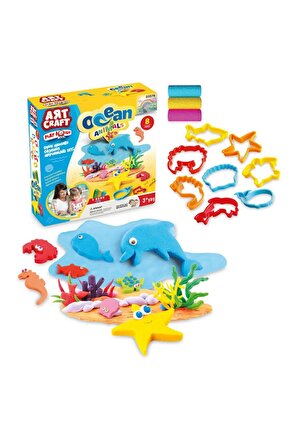 Oyun Hamuru Okyanus Hayvanları Seti
