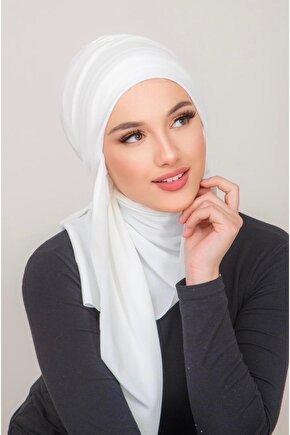 Beyaz Kelebek Bone Şal