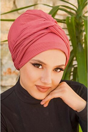 Gülpembe Burgu Detaylı Bone