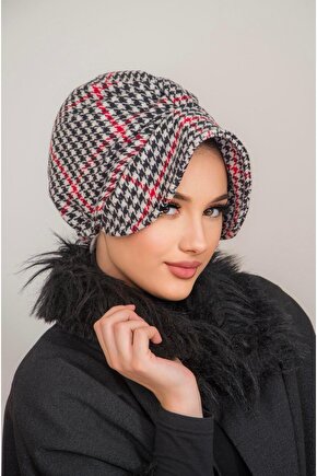 Kazayağı Kaşe Şapkalı Bone