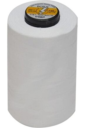 KOZALI BEYAZ 120 NO 5000 METRE DİKİŞ İPİ
