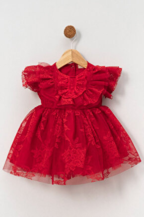 Kız Bebek Elbise Kız Çocuk Elbise Doğum Günü Parti Düğün Elbise Kısa Kollu Astarlı Elbise