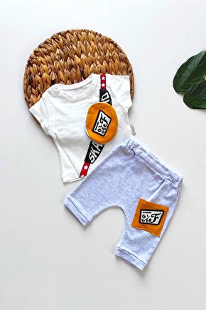 Erkek Çocuk Bebek Takım Alt Üst Takım Yenidoğan Bebek Giyim Çocuk Giyim Yazlık Takım