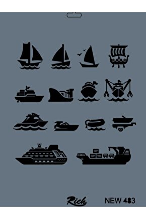 STENCIL NEW SERİ X-LARGE 483