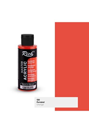 Master Acrylic Akrilik Boya 120 Portakal 120 Cc