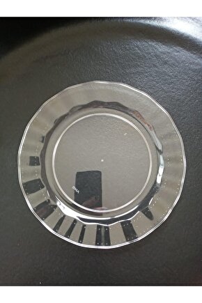 Plastik Tabak Sert Lüks 22cm (10 ADET) Renk Şeffaf