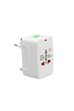 Evrensel Uluslararası Fiş Adaptörü Bağlantı Noktası Dünya Seyahat Güç Şarj Dönüştürücü Fiş