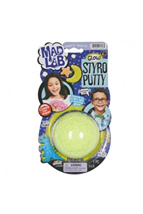 !karanlıkta Parlayan Köpük Şeklinde Slime Ja-ru Styro Putty Glow In Dark