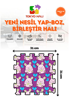Puzzle Halı, Kendi Tasarımını Oluştur, Yapboz Halı, Baskılı Halı