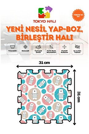 Puzzle Halı, Kendi Tasarımını Oluştur, Yapboz Halı, Baskılı Halı