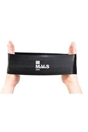 Siyah Renk Loop Kas Germe Güçlendirme Egzersiz Pilates BandıBand 7x5 cmx 30,5 cm