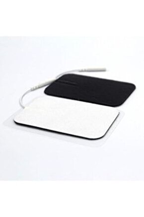 KabloluSoketli Elektrot 5x9 cm Ems Tens Cihazı Pin Girişli Elektrod 5 Paket = 20 Adet