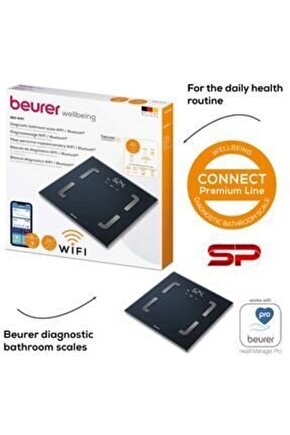 Bluetooth Özellikli Vücut Analiz  Diyagnoz TartısıBf 880 Wıfı Ve
