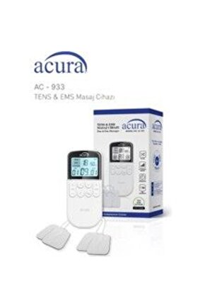 AC-933 Çift Kanallı, 50 Programlı Profesyonel Tens Cihazı