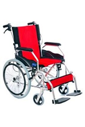 KY863LAJ-A20 Alüminyum Özellikli Refakatçı Frenli Tekerlekli Sandalye