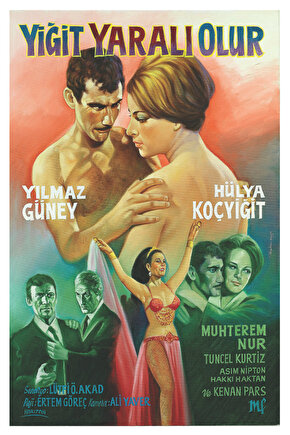 Yiğit Yaralı Ölür (1966) ( İbrahim ENEZ ) Koleksiyonu ( Lisanslı Ürün ) Posteri
