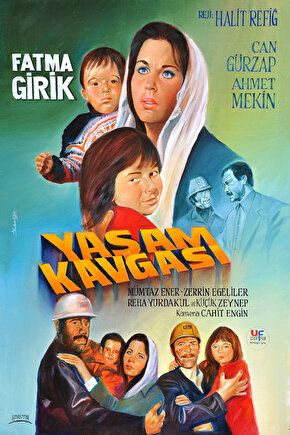 Yaşam Kavgası (1978) ( İbrahim ENEZ ) Koleksiyonu ( Lisanslı Ürün ) Posteri