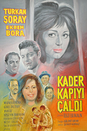 Kader Kapıyı Çaldı (1964) ( İbrahim ENEZ ) Koleksiyonu ( Lisanslı Ürün ) Posteri