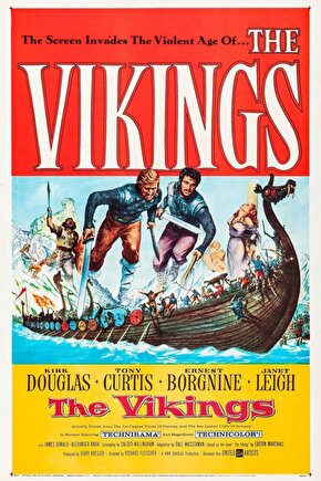 The Vikings (1958) 001 AFİŞ - POSTER