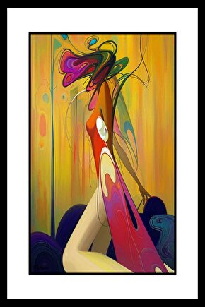 Cazibeli Kadın Digital Art ( ÇERÇEVESİZ - ÇERÇEVE YOKTUR ) ( ULTRA HD ) FOLYO AFİŞ - POSTER