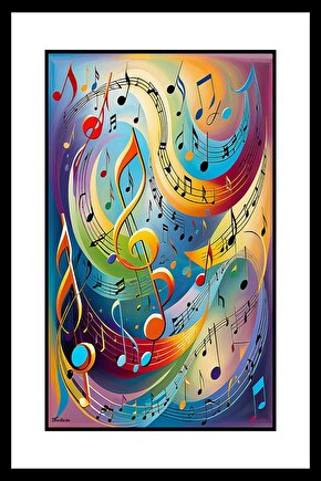 Nota Dünyası Digital Art ( ÇERÇEVESİZ - ÇERÇEVE YOKTUR ) ( ULTRA HD ) FOLYO AFİŞ - POSTER