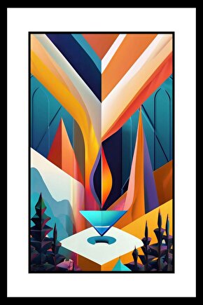 Işıklar İçinde Digital Art ( ÇERÇEVESİZ - ÇERÇEVE YOKTUR ) ( ULTRA HD ) FOLYO AFİŞ - POSTER