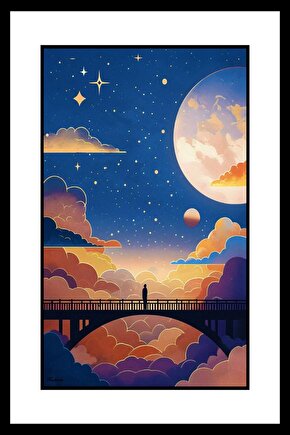 Umut Köprüsü Digital Art ( ÇERÇEVESİZ - ÇERÇEVE YOKTUR ) ( ULTRA HD ) FOLYO AFİŞ - POSTER