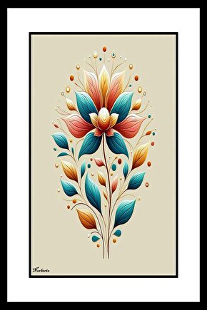 Realistik Çiçek Digital Art ( ÇERÇEVESİZ - ÇERÇEVE YOKTUR ) ( ULTRA HD ) FOLYO AFİŞ - POSTER