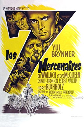 The Magnificent Seven (1960) 1 AFİŞ - POSTER ( FOLYO ) - AFİŞ - POSTER-7533