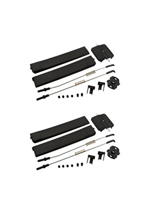 Volkswagen VW T5 Multivan için Yan Sürgülü Cam Tamir Seti 2Lİ