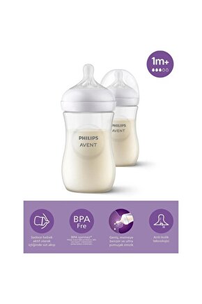 Natural Response Pp 2li Biberon Seti, 1+ Ay 260ML SYC90302