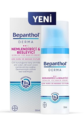 Derma Nemlendirici Besleyici Günlük Yüz Bakım Kremi 50 ml