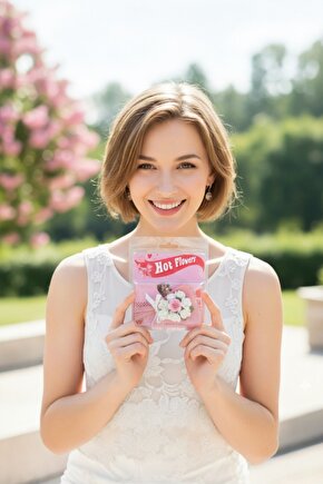 Love Flowers Sevgiliye Özel Hediye Pembe Beyaz Gül Minik Buket